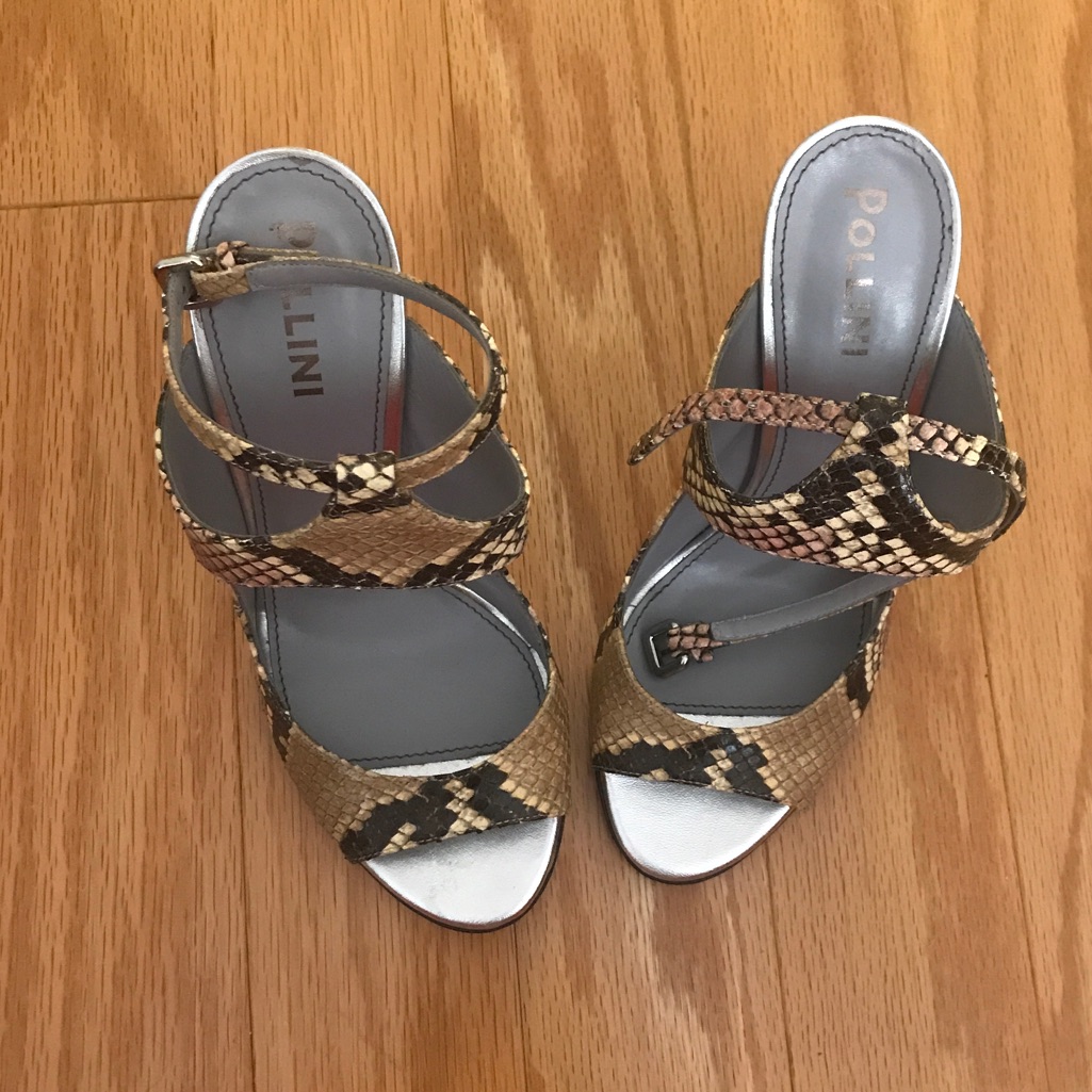 Pollini Sandals Size 37 Brand New